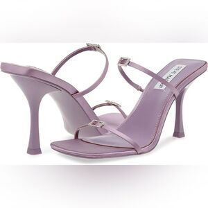 Steve Madden Purple sz 8.5 Aislinn Stiletto Heeled Sandal Formal Jeweled Sparkle
